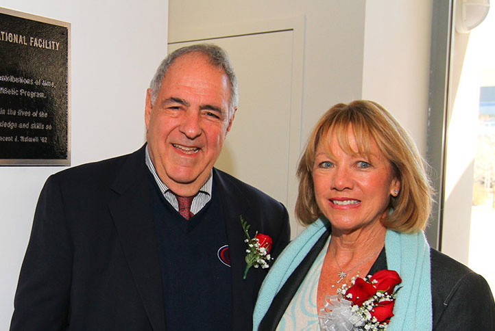Lenda and Vincent Naimoli ’62, ’09 HON. Link to their story